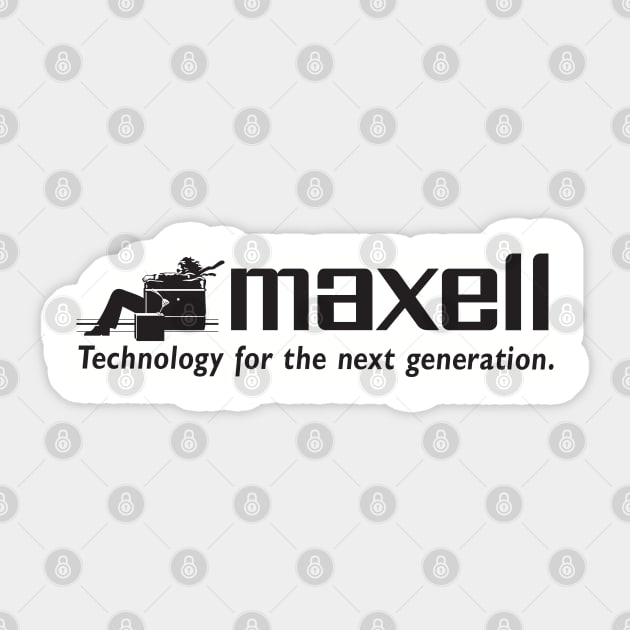 Maxell Logo Sticker by Chewbaccadoll